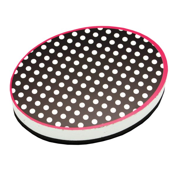 Magnetic Whiteboard Eraser, BW Dots