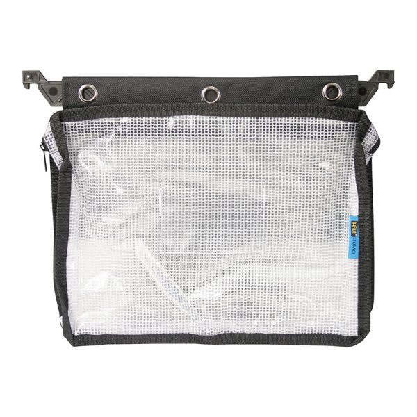 Expanding Zipper Pouch, Clear Mesh