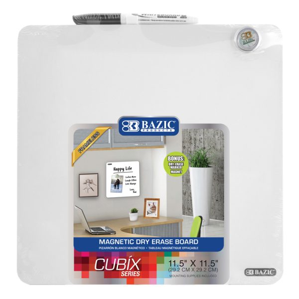 Magnetic Dry Erase Tile, 11.5" x 11.5"