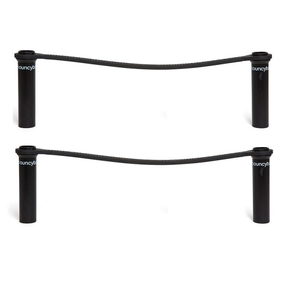 Chair Band for Extra-Wide School Desks, Black Tubes, Pack of 2