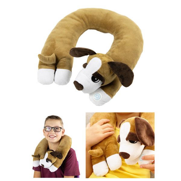 Sensory Vibrating Neck Pillow - Puppy