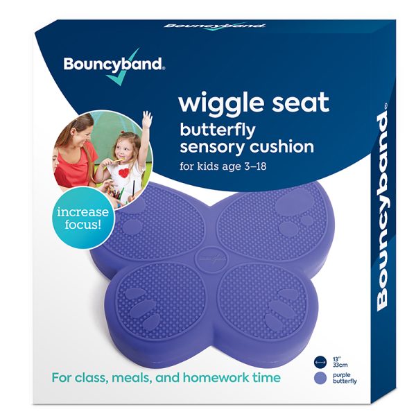 Wiggle Seat Sensory Cushion, Purple Butterfly