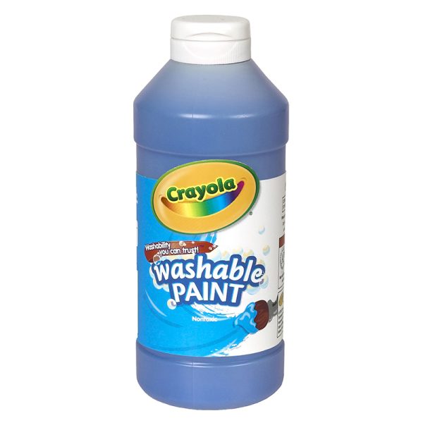 Washable Paint, Blue, 16 oz.