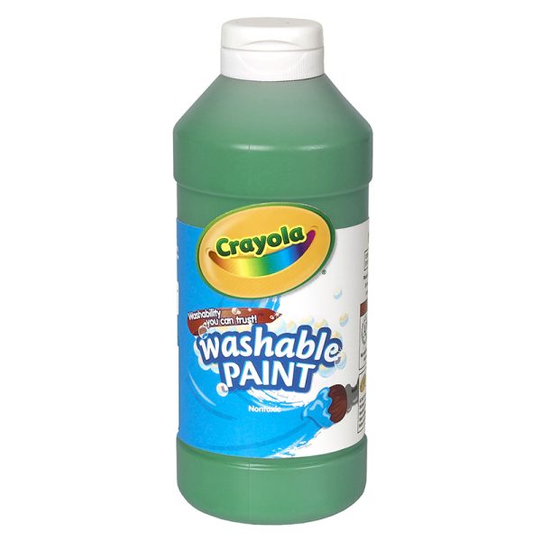 Washable Paint, Green, 16 oz.