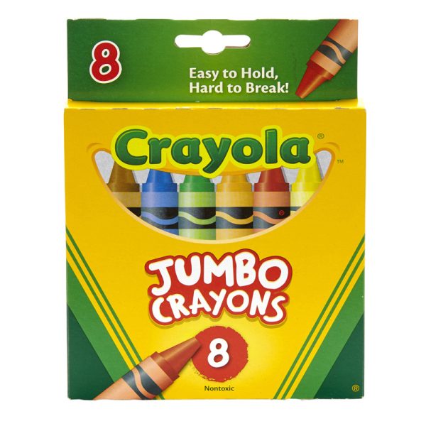 Jumbo Crayons, 8 8 Count