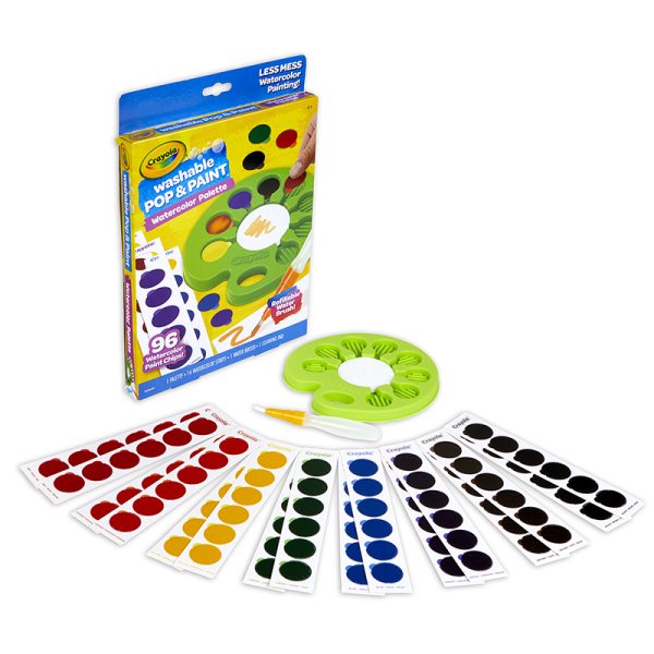 Pop & Paint Washable Watercolor Palette