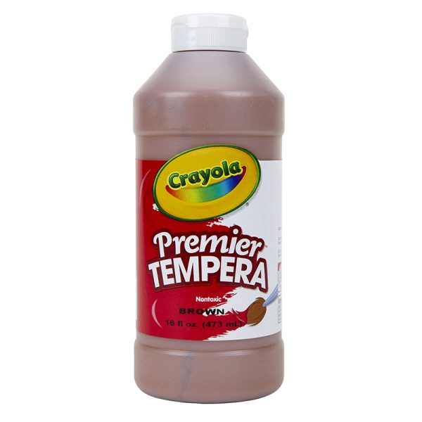 Premier Tempera Paint 16 oz, Brown