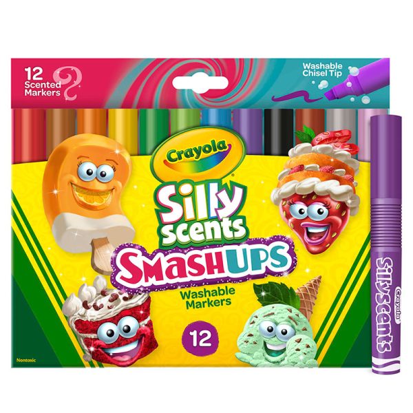 Wedge Tip Silly Scents™ Smash Ups, 12 Count