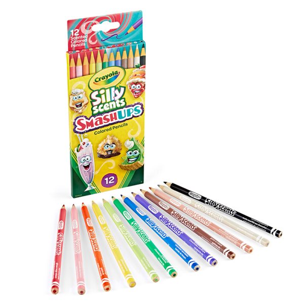 Silly Scents Smash Ups Colored Pencils, 12 Count