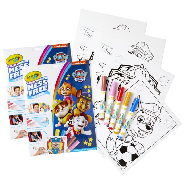 Color Wonder Mess Free Coloring Pad & Markers, Paw Patrol, 2 Sets