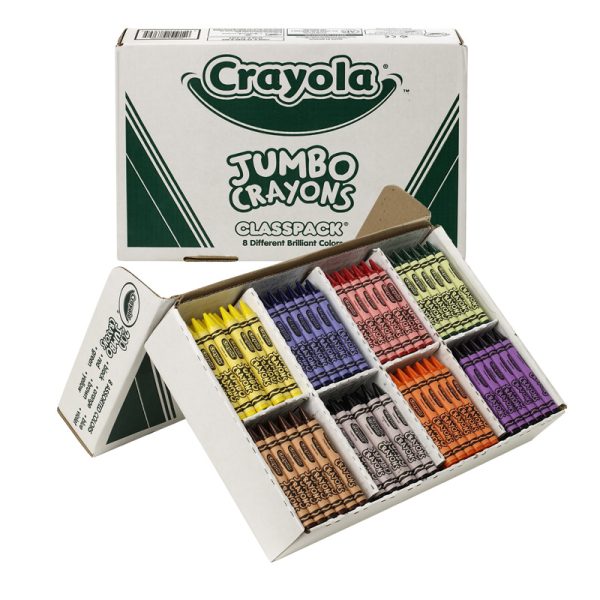 Crayon Classpack®, Jumbo Size, 8 Colors, 200 Count