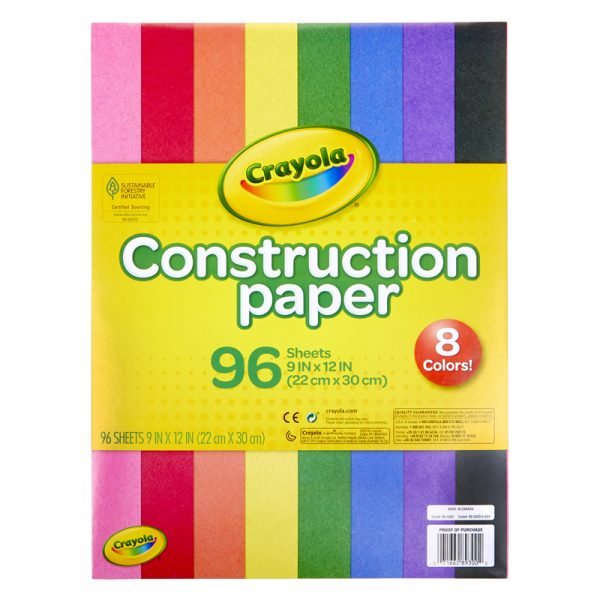 Construction Paper, 96 Sheets