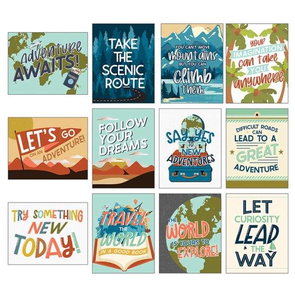 Mini Posters: Let's Explore Poster Set