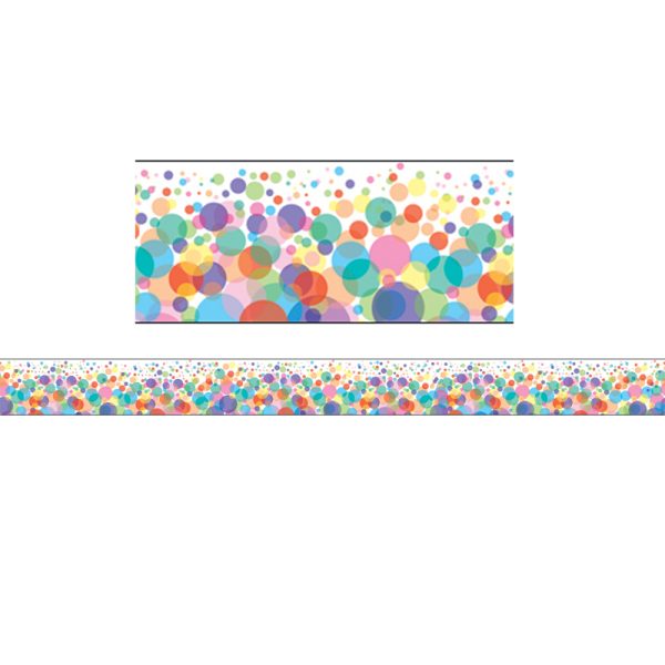 Bubbles Straight Border, 36 Feet