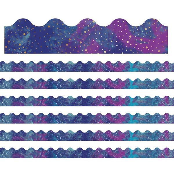 Galaxy Scalloped Border, 39 Feet Per Pack, 6 Packs