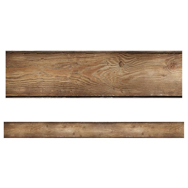 Woodland Whimsy Wood Grain Straight Border, 36 Feet