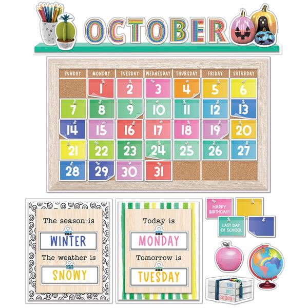 Creatively Inspired Calendar Bulletin Board Set