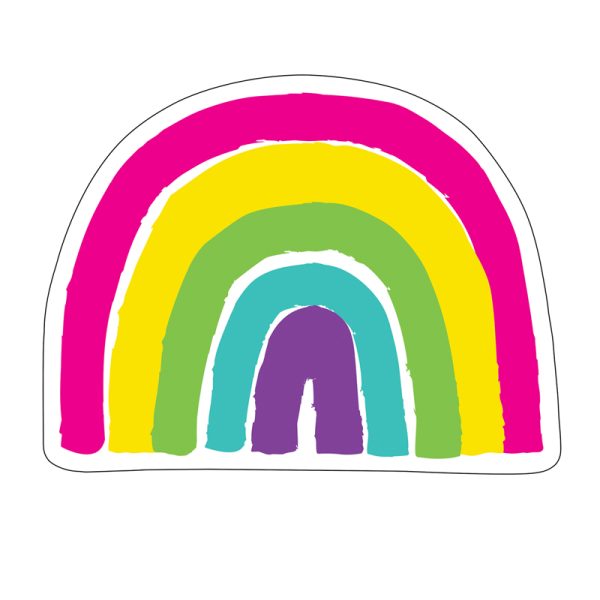 Kind Vibes Rainbow Cut-Outs, Pack of 36