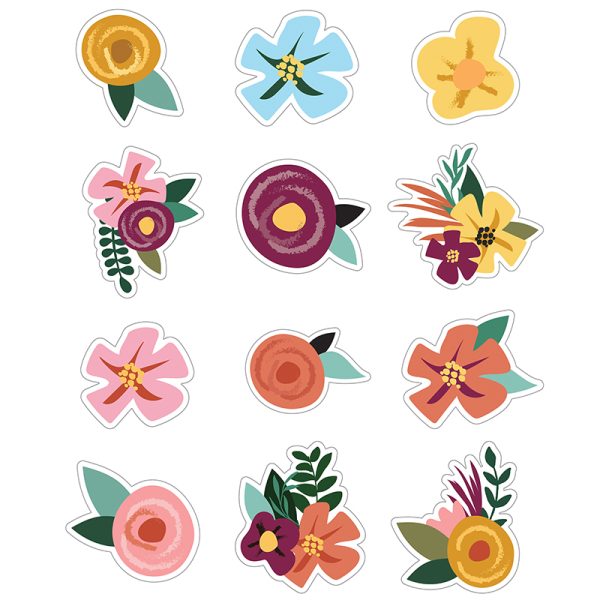 Grow Together Flowers Cut-Outs, 36 Per Pack, 3 Packs