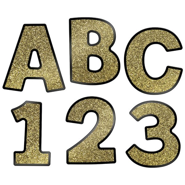 Sparkle + Shine Gold Glitter Combo Pack EZ Letters