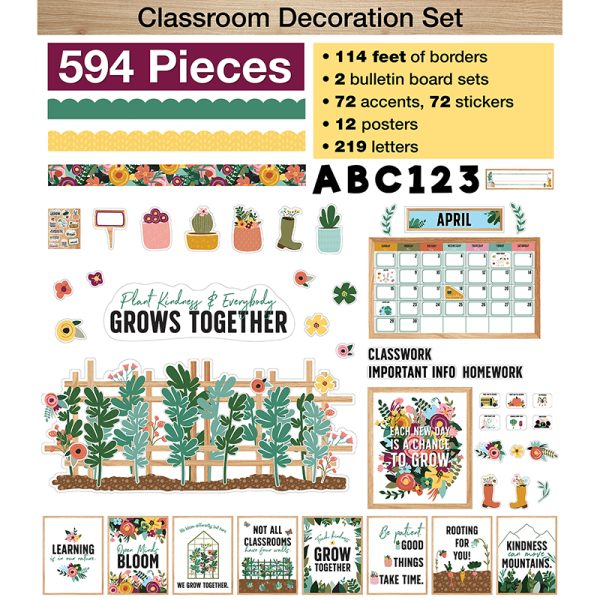 Grow Together Classroom Decor Bundle