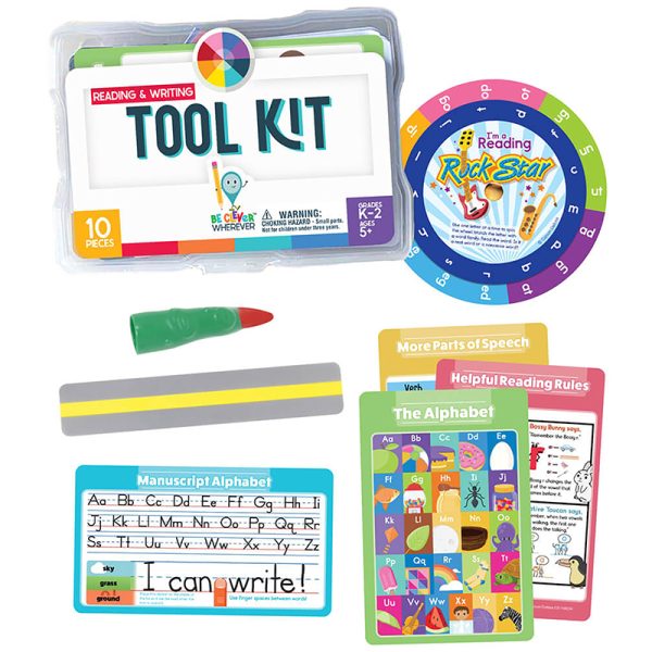 Be Clever Wherever Reading & Writing Tool Kit Manipulative, Grade K-2