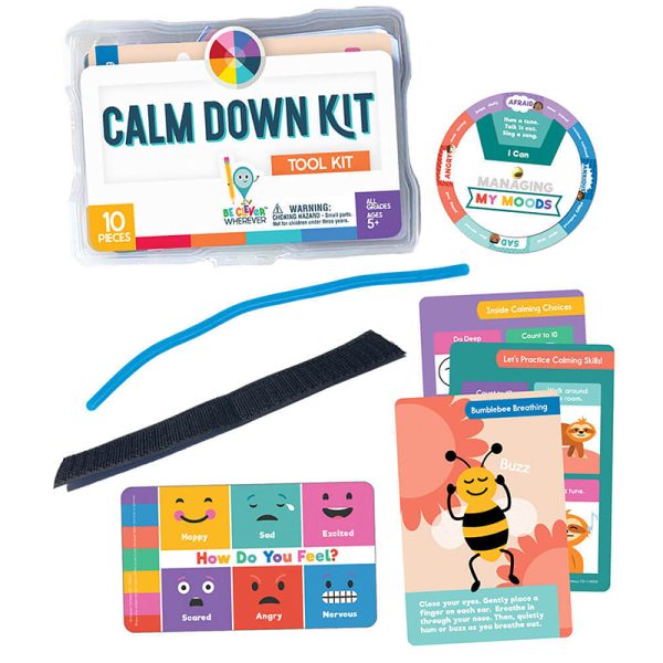 Be Clever Wherever Calm Down Kit Manipulative, Grade K-5