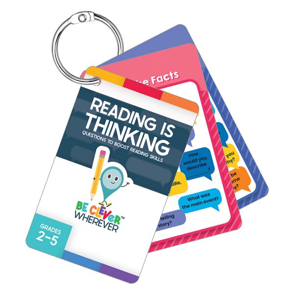 Be Clever Wherever Things on Rings Reading Is Thinking Manipulative, Grade 2-5