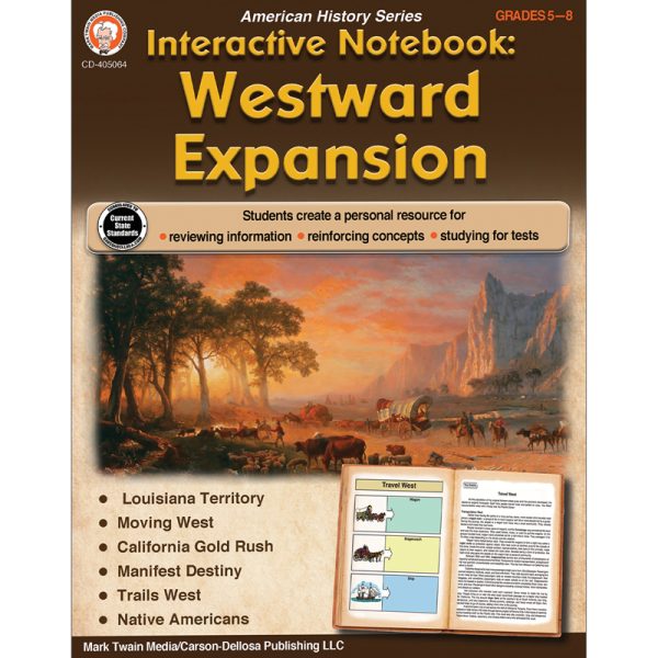 Interactive Notebook: Westward Expansion Resource Book, Grade 5-8