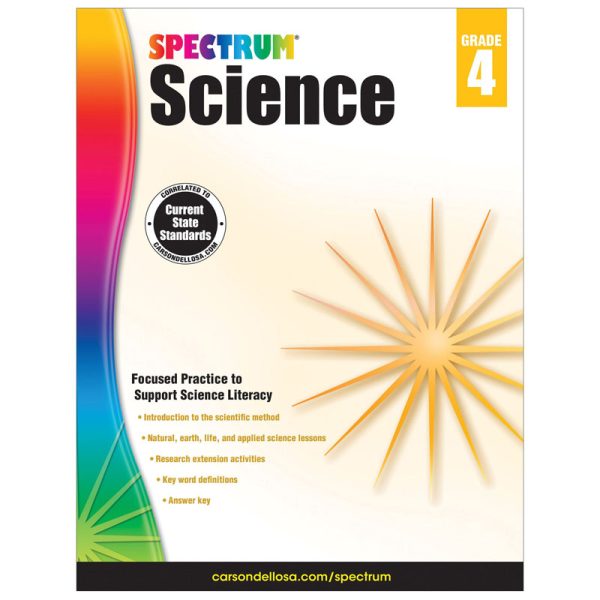 Science Workbook, Grade 4, Paperback