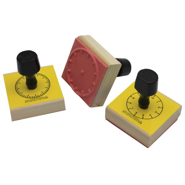 Analog Clock Stamps, Set of 3