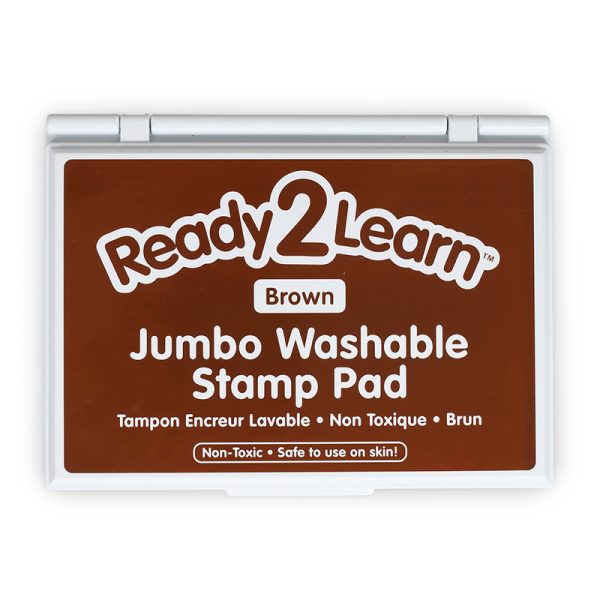 Jumbo Washable Stamp Pad - Brown - 6.2"L x 4.1"W