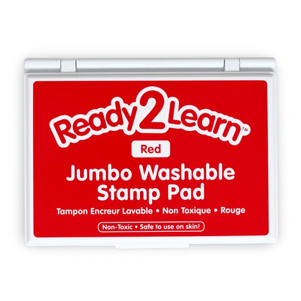 Jumbo Washable Stamp Pad - Red - 6.2"L x 4.1"W