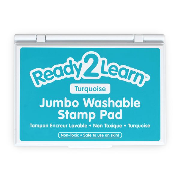 Jumbo Washable Stamp Pad - Turquoise - 6.2"L x 4.1"W