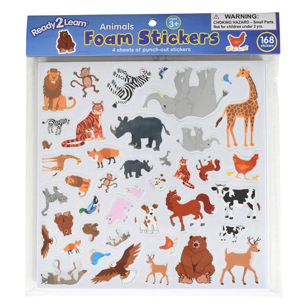 Foam Stickers - Animals - Pack of 168