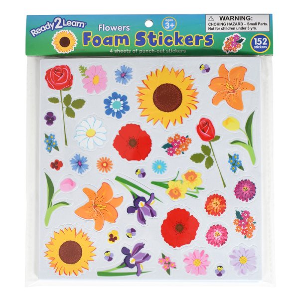 Foam Stickers - Flowers - Pack of 152