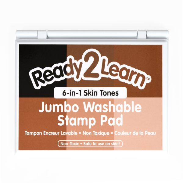 Jumbo Washable Stamp Pad - 6-in-1 - Skin Tones