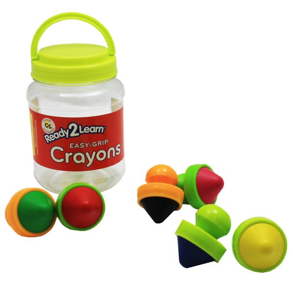 Easy Grip Crayons - 6 Colors - 18m+