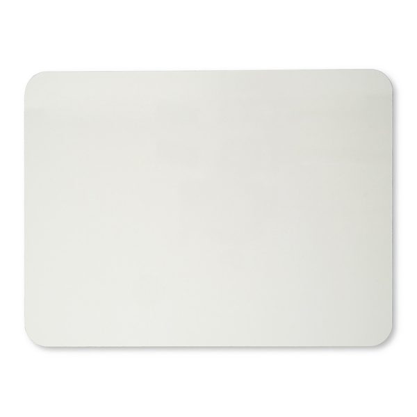 Magnetic Dry Erase Board, Two Sided, Plain/Plain, 9" x 12"