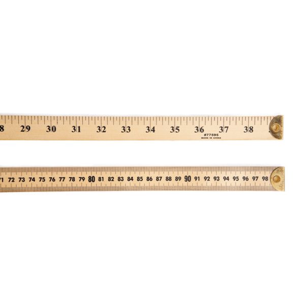 Ruler - Meter Stick W/Metal End