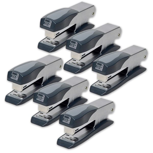 Executive Half Strip Metal Stapler, Pack of 6