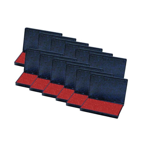 Stamp Pad, Red, Pack Of 12