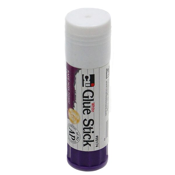 Glue Stick, White, .74 oz, 1 Each