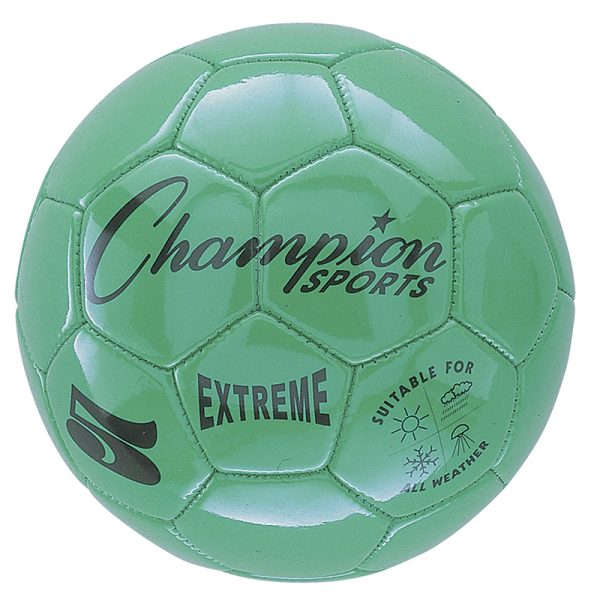 Extreme Soccer Ball, Size 5, Green