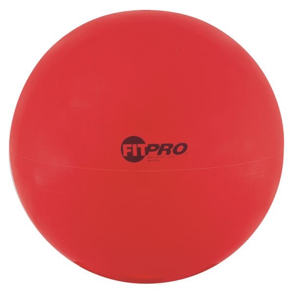 FitPro Training & Exercise Ball, 65cm, Red