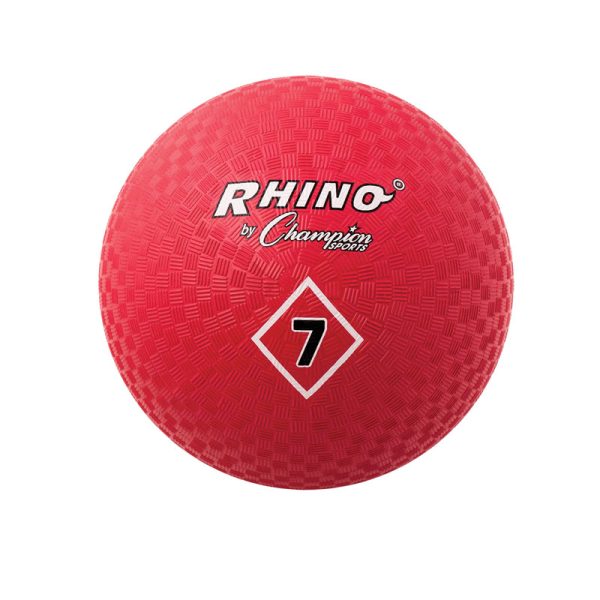 Playground Ball, 7", Red