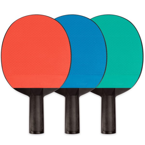 Plastic Rubber Face Table Tennis Paddle