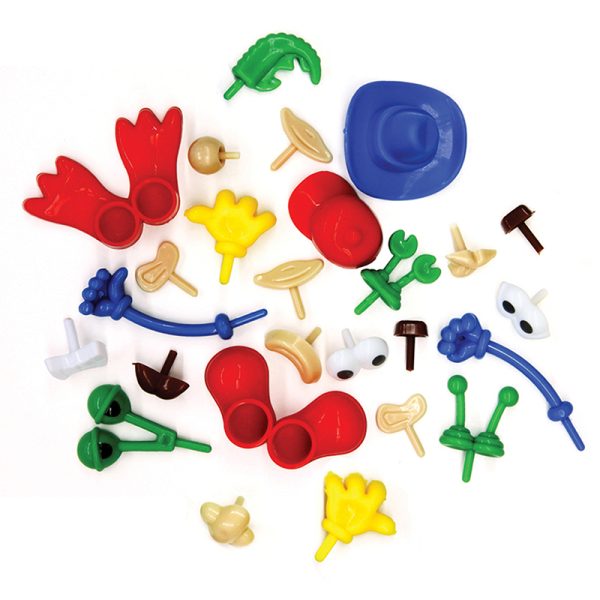 Modeling Dough & Clay Body Parts & Accessories, 26 Pieces