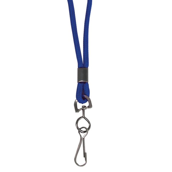 Standard Lanyard with Swivel Hook, Blue