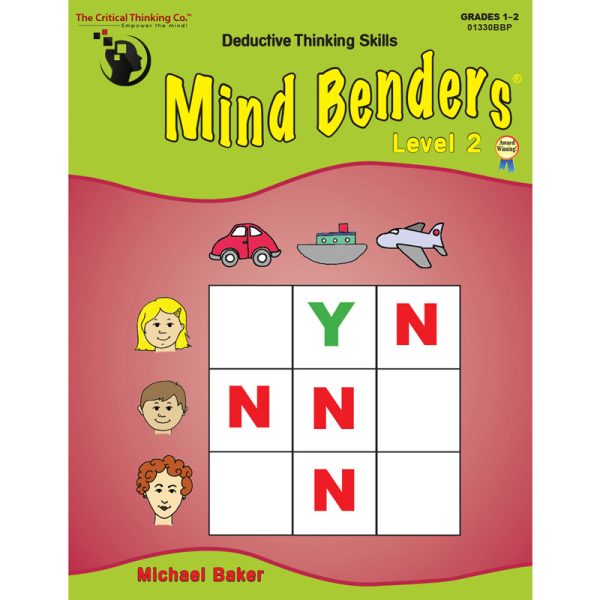 Mind Benders®, Beginning Book 2, Grades 1-2